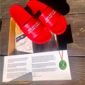 ‘Ben Baller did the chain’ Slides - by Straye. Sz 9 mens NEW W/ box